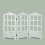 FENCING 3 PART WHITE