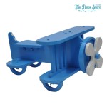 WOODEN BABY AIRPLANE BLUE