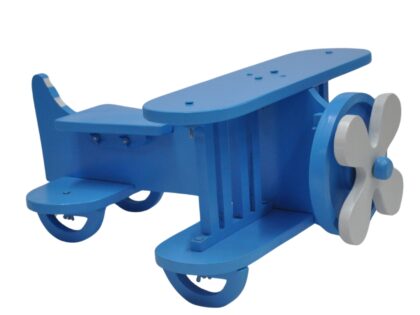 WOODEN BABY AIRPLANE BLUE