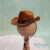 NEWBORN COWBOY HAT-BROWN