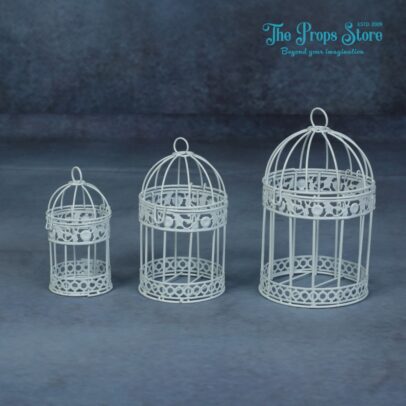 SMALL CAGE 3 PCS WHITE