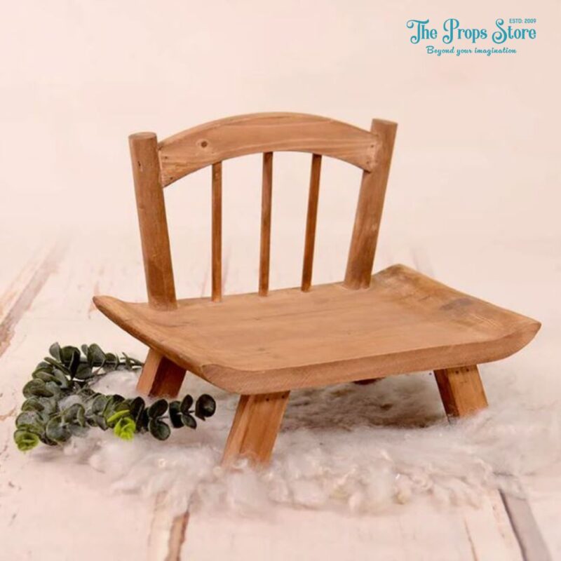 WOODEN NEW CURV CHAIR BROWN