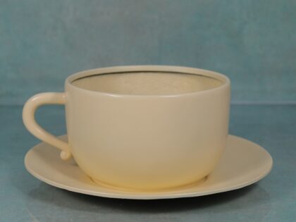 CUP SAUCER OFF WHITE