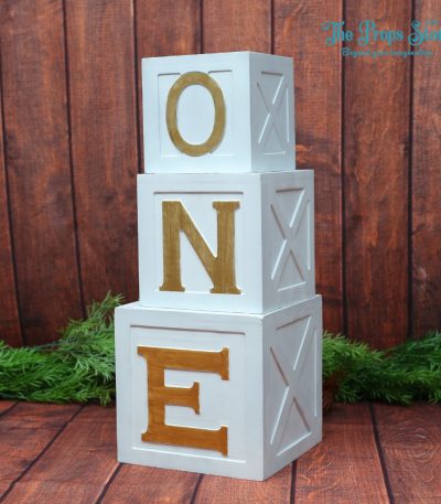 APPLE BOX 3PCS WHITE