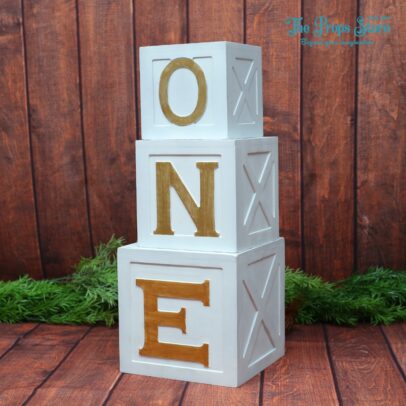 APPLE BOX 3PCS WHITE