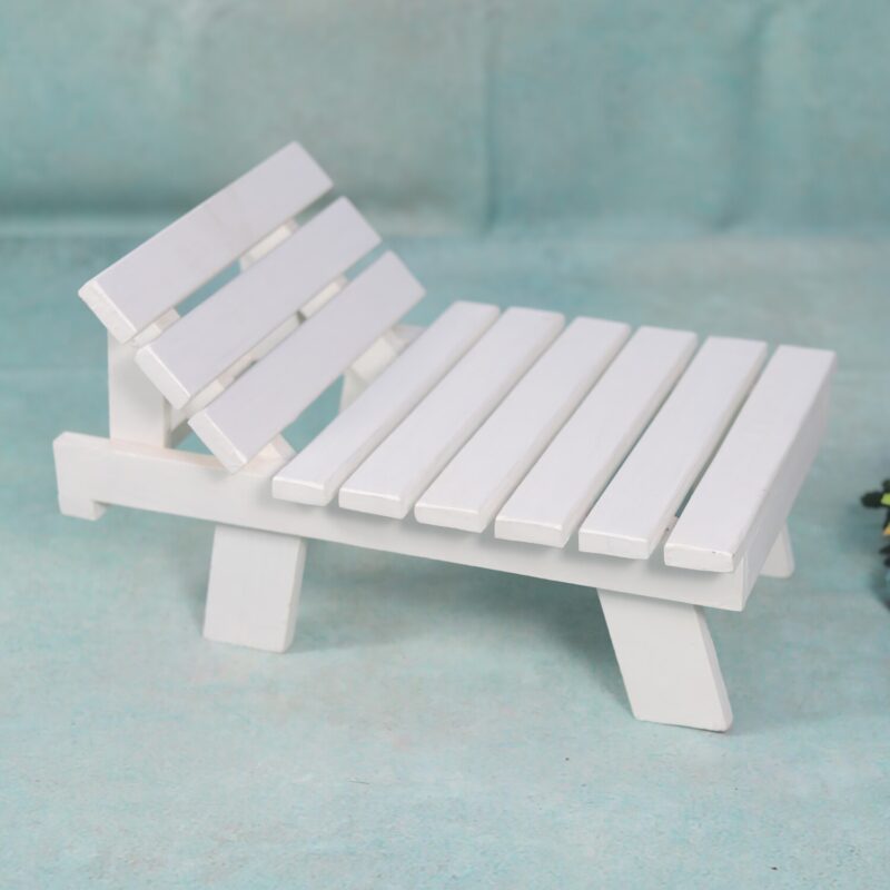 BEACH BENCH WHITE