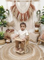 Rustic Cane High Chair - Image 3