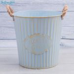 METAL FLOWER BUCKET (NEWBORN)