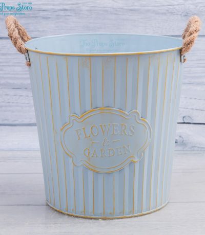 METAL FLOWER BUCKET (NEWBORN)