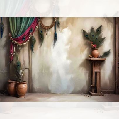 Krishna Theme Backdrops - 16