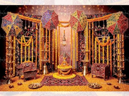 Navratri Theme Backdrops