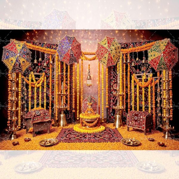 Navratri Theme Backdrops