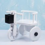 WOODEN TRICYCLE WHITE