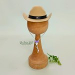NEWBORN COWBOY HAT-LITE BROWN - Image 2