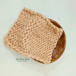 WOOL KNIT CHUNKY LAYER  LITE BROWN - Image 3