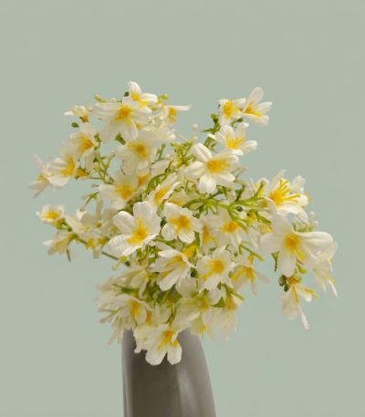 ARTIFICAL FLOWER BUNCH WHITE -3319