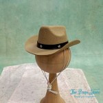 NEWBORN COWBOY HAT-LITE BROWN - Image 2
