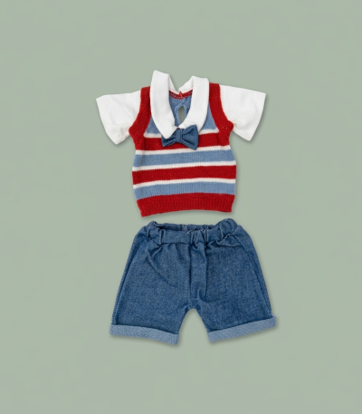 GIRL SCHOOL COSTUME SWEATER AND SHORTS