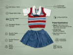 GIRL SCHOOL COSTUME SWEATER AND SHORTS - Image 2
