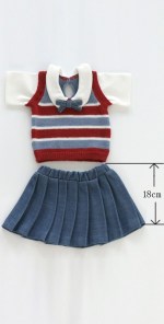GIRL SCHOOL COSTUME SWEATER AND SHORTS - Image 3
