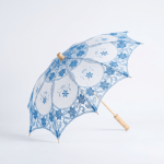 LACE UMBRELLA MEDIUM- BLUE