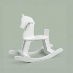 WOODEN WHITE HORSE