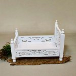CARVING BED WHITE